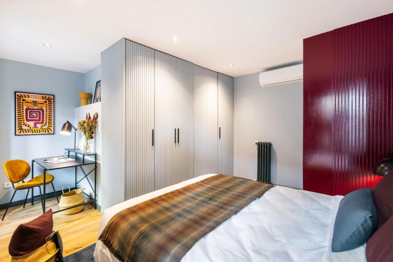 Stylish 4 Suites +Patio Luxury Apartment Gran Via Madrid Luaran gambar